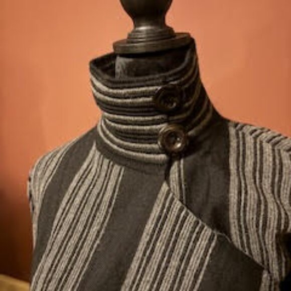 Asymetrical Alpaca Jacket - Picture 7 of 7